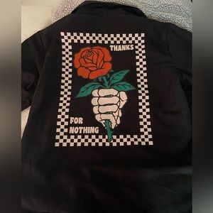 Black rose windbreaker